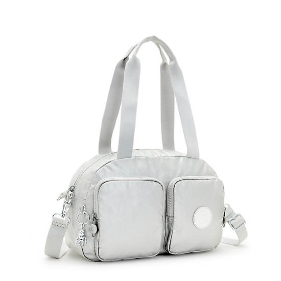 Kipling Cool Defea Metallic Skulderveske Sølv | NO 1818MQ